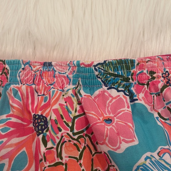 J. Bailey Girls Ocean Floral Print Skort - Picture 4 of 7